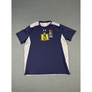 Murray State University Racers Shirt Mens L Blue Short Sleeve Under Armour